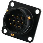 Amphenol 62IN 12E Series Miniature Circular Box Mounting Receptacles