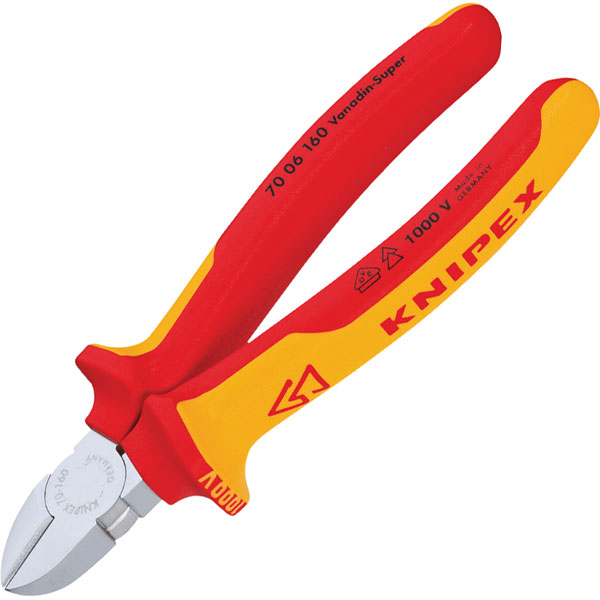 Knipex 70 06 180 Diagonal Cutters VDE 180mm