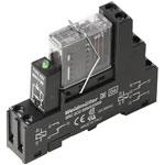 24V DC Relay Module with Positively Driven Contacts DIN Rail Mounting