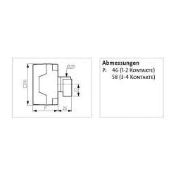 BACO Cam Switches with On-Off Toggle 90° 2/3 Contacts