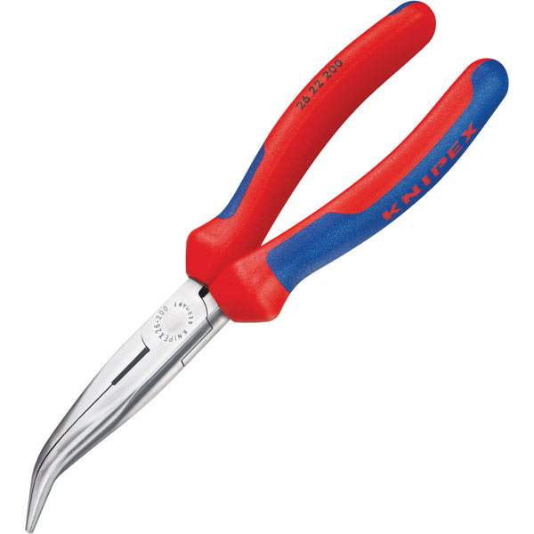 Knipex 26 12 200 T Snipe Nose Side Cutting Pliers Tether Attachmen...