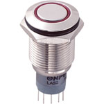 Zip Switch 16mm IP67 Vandal Resistant DPDT Momentary Switches