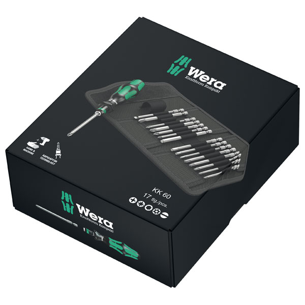 Wera Kraftform Kompakt 17piece Screwdriver Bitholder Sets Rapid Online
