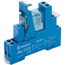 Finder High Power Relay Interface Modules 35mm Rail Mounting