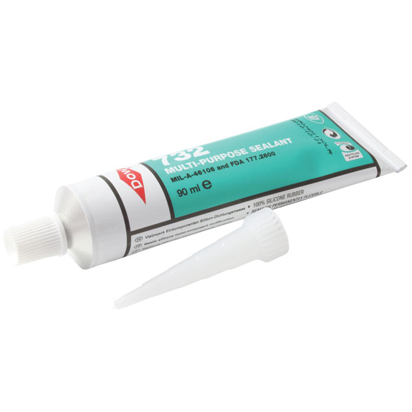Dow® Dowsil™ 3280454 732 RTV Multi-Purpose Silicone Sealant Clear ...