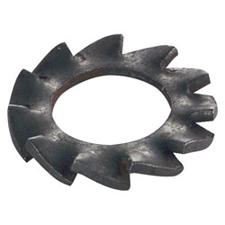 Toolcraft Spring Steel Fan Type Lock Washers Form A DIN 6798 Pack of 100