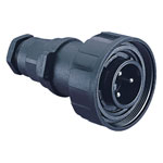 Bulgin Buccaneer Flex Cable Plug with Lock Nut 150V 5A IP68