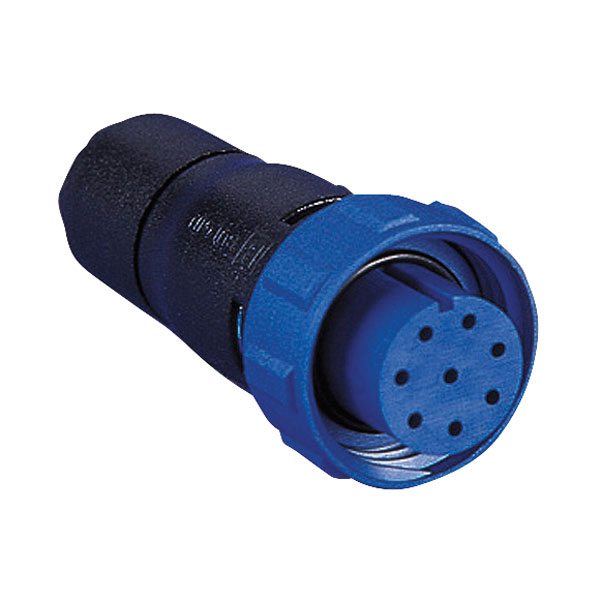 Bulgin PX0410/02S/5560 Flex Cable Socket 250V 8A 2-pole 5.5 to 6.0mm