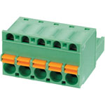 Phoenix Contact Spring Cage Plug Connectors 12A Green, 5mm and 5.08mm