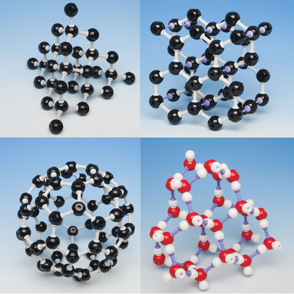 Image of Molymod MKO-100-30 - Diamond Crystal Structure Kit - 30 Atoms