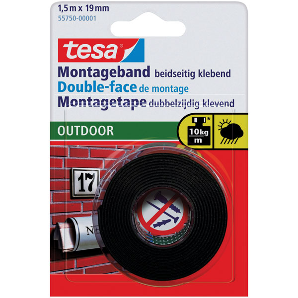 ® 55750 Outdoor Double Sided Tape 19mm x 1.5m