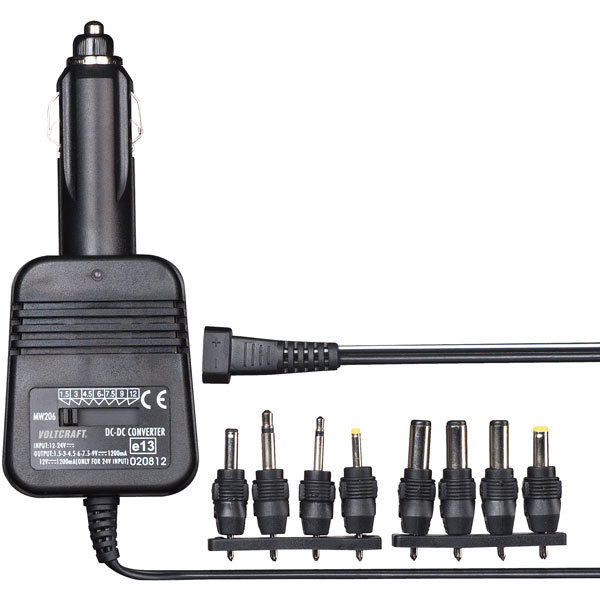 VOLTCRAFT Multi-Voltage Universal Car Charger 14.4W