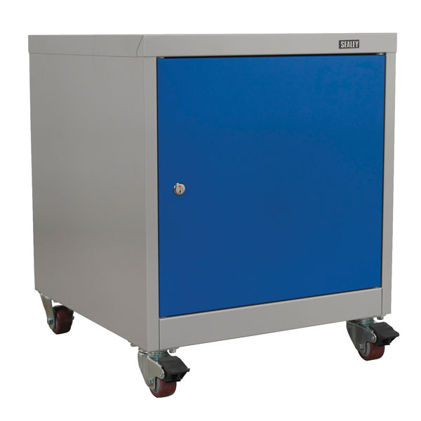 Sealey API5659 Mobile Industrial Cabinet 1 Shelf Locker