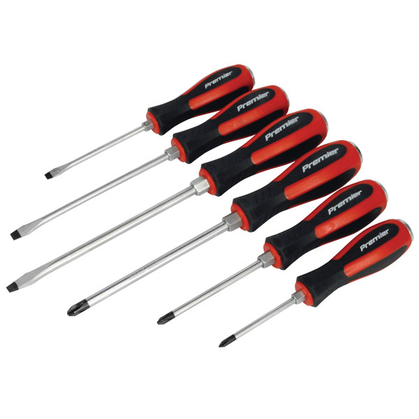 Sealey 11-Piece Hammer Thru Screwdriver Set | Rapid Electronics