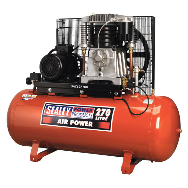 Sealey Compressors Belt Drive 3ph 2-Stage with Cast Cylinders | Rapid ...