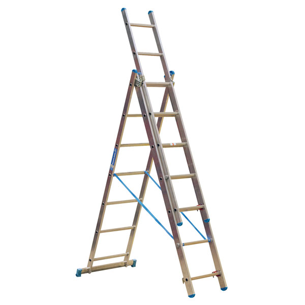  ACL3 Aluminium Extension Combination Ladder 3x9 En131