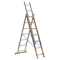 Sealey Aluminium Extension Combination Ladders EN 131