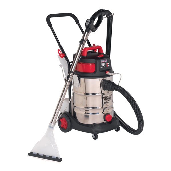 Sealey VMA915 Valet Machine Wet & Dry 30ltr Stainless Bin