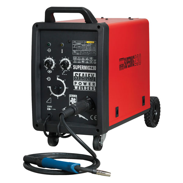  SUPERMIG230 Professional MIG Welder 230Amp 230V with Binzel® Euro Torch