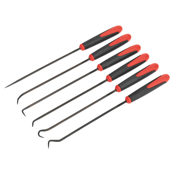 Sealey AK5215 Pick & Hook Set 6pc Extra-Long