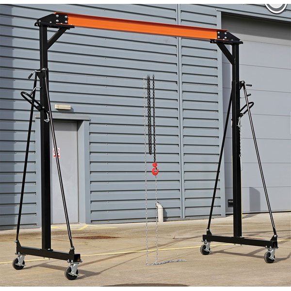 Sealey SG1000 Portable Gantry Crane Adjustable 1tonne