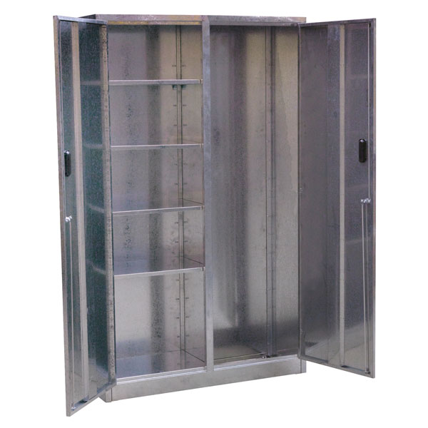 Sealey GSC110385 Galvanized Steel Floor Cabinet 4-Shelf Extra-Wide