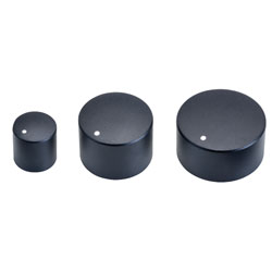 Cliff KMR Series Matt Black Aluminium-Clad Knobs