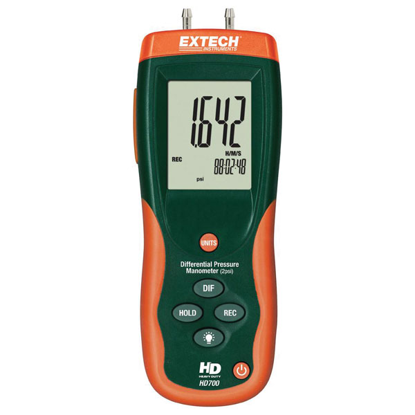 HD700 Differential Pressure Manometer (2psi)