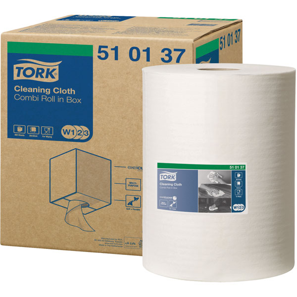  510137 Cleaning Cloth - Combi Roll In Box - W1/2/3 System - 1 Roll Of 400
