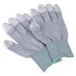 Antistat ESD Carbon PU Tip Gloves