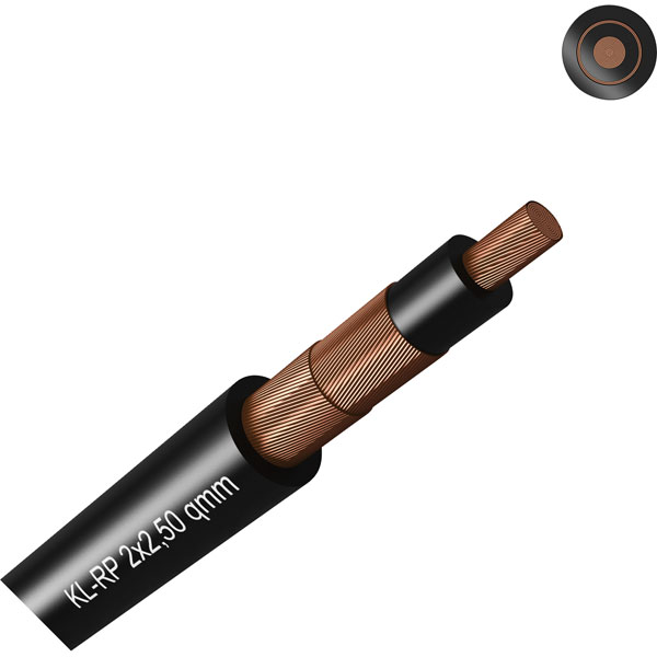 Kabeltronik 550140000 KL-RP 2x4.0mm PVC Coax Speaker Cable