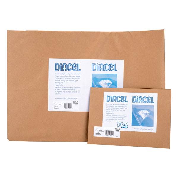 Diacel Acetate Crystal Clear 115micron A4 297 x 210mm 25 Sheets