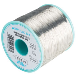 T0051388399 | WSW SAC L0 solder wire 0.3mm, 100g Sn3.0Ag0.5Cu