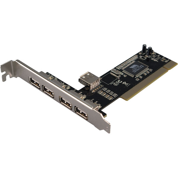 ® PC0028 PCI Interface Card USB 2.0 4+1x