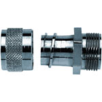 LappKabel LGF-2-M SILVYN Conduit Connector Straight, Nickel-plated Cable Glands