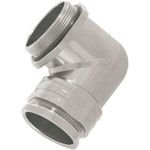 LappKabel SKINDICHT® RWV-M Brass Angled Screwed Gland, Silver