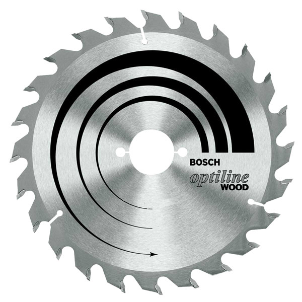 Bosch 2608640610 Circular Saw Blade Optiline Wood 184x30x2.6mm 24 ...
