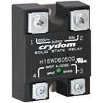 Crydom H16WD6090G Solid State Relay 66VAC 90A Max, 4-32VDC Control Voltage