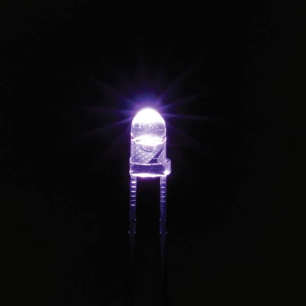 TruOpto OSK64L3131A 3mm Sakura (Violet) 30° LED 4,200MCD Water Clear