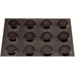 3M™ Bumpon™ SJ 5744 Black Polyurethane Rubber Foot 19mm x 4mm - Single