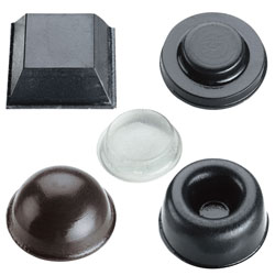 3M™ Bumpon™ Black/Transparent Self Adhesive Polyurethane Rubber Feet - Single