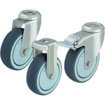 Blickle BKRXA-TPA Light Duty Fixed Castors and Wheels - Ø 80mm/100mm/125mm