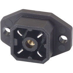 Hirschmann 932 092 G 4 A 5 M Series Surface Mounting 4-Pin Blade Connectors