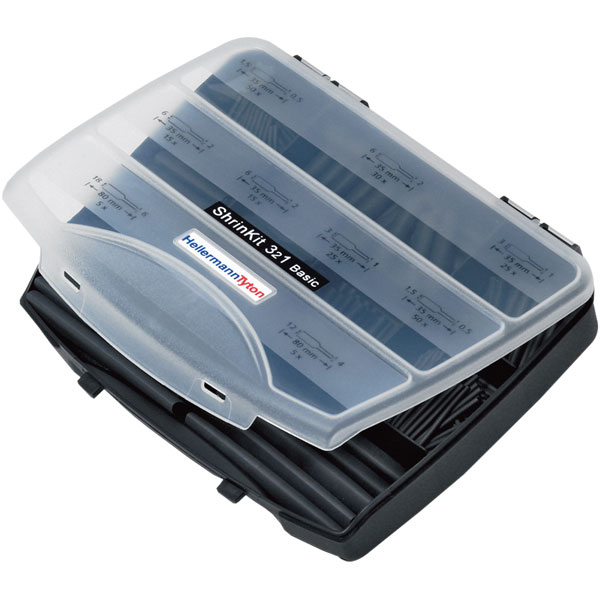  380-03001 SHRINKIT 321 BASIC 1 Set 3:1 Black 220 pieces
