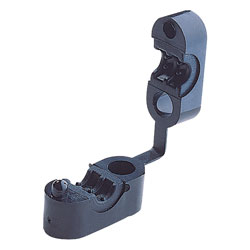 HellermannTyton 234-10200 KK2-N66-BK-D1 Cable Grip Clamp Black