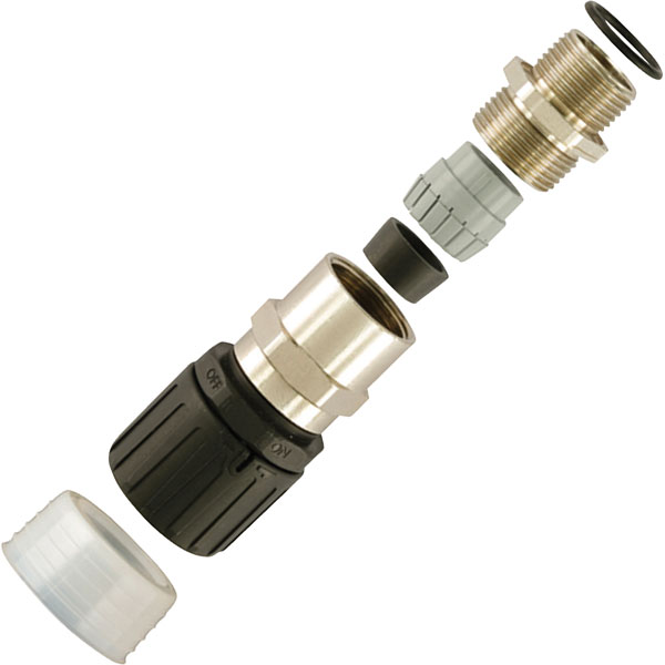  166-22104 HGL28-SCG-M25 Straight Conduit Fitting IP68 M25 28mm