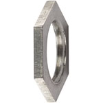 HellermannTyton Nickel Plated Brass Locknut, ALNPB Series