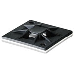 HellermannTyton Self Adhesive/ Screw Fixing Cable Tie Mounts, QM Series