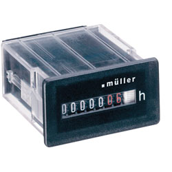 Muller Operating Hours Counterr, Panel Mount, 7-Digit