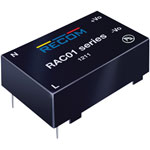 Recom 1- 2W Single Output Regulated Ultra Compact Converter RAC01-C/2-C Series